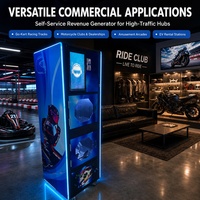 Machine de lavage, séchage et désinfection automatique de casques de moto et de vélo Easyfun, personnalisable et commerciale