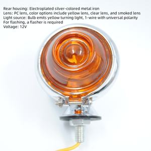 Clignotants de moto, mini feux de conduite pour moto, pièces détachées de moto - Product Image 2