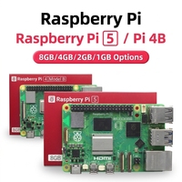 Raspberry Pi Pi5, Placa de Desarrollo Raspberry Pi Pi4, 1/2/4/8/16GB Opcionales, Original Oficial, Kit de Programación Python para IA