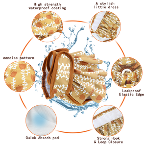 Baru kedatangan kualitas tinggi penyerap kustom nyaman dicuci lembut wanita popok anjing gaun anjing untuk anjing dalam periode - Product Image 4