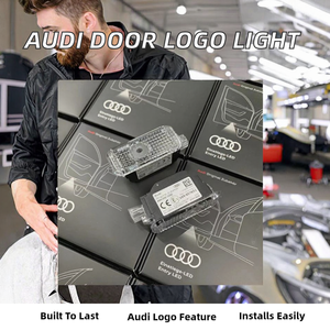 ไฟโปรเจคเตอร์ 4 วงแหวน และไฟต้อนรับ RS สำหรับรถยนต์ Audi A3/A4/A5/A7/Q2/Q3/<span class=keywords><strong>Q5</strong></span>/Q7/Q8 รุ่นใหม่  ติดตั้งเพิ่มเติมบนพื้นรถยนต์  ไฟรถยนต์ 12V - Product Image 2