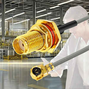 स्मा महिला बुलकेहेड ओ-रिंग कनेक्टर ip67 वाटरप्रूफ कोएक्सियल यू. एफ. एल. यूएफएल यूएफएल आरएफ पिंगटेल एक्सटेंशन केबल उपलब्ध थोक संचार - Product Image 3