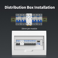 Contacteur AC modulaire domestique sur rail DIN 2P 20A 25A 2NO 2NC 1NO1NC 24V 110V 220V 230V 50/60Hz pour la commande d'éclairage intelligent des maisons et hôtels