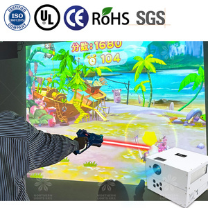 Terrain de jeu intérieur pour enfants Pistolet infrarouge Mur interactif Projection enfants Fort vilain balle fracassante <span class=keywords><strong>Logiciel</strong></span> de <span class=keywords><strong>jeux</strong></span> - Product Image 5