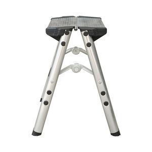 Tabouret pliant en aluminium à 2 marches, robuste, pour usage domestique, petite échelle, vente en gros d'usine, support OEM personnalisé - Product Image 3