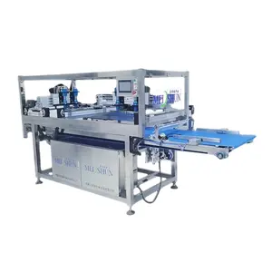 reliable Quality ultrasonic Automatic cake cutting equipment assembly line customize factory supply 400*600mm