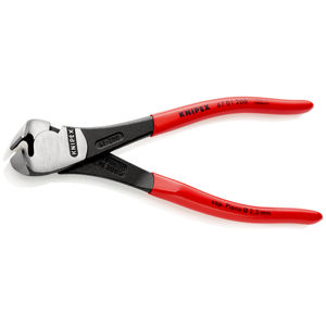 KNIPEX 67 01 200 Pince coupante diagonale - robuste avec revêtement en plastique noir 200 - Product Image 2