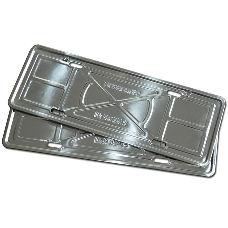 Оптовая продажа, высококачественная металлическая рама для автомобильного номерного знака из нержавеющей стали