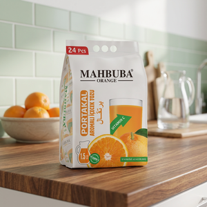 Bebida Instantánea en Polvo con Sabor a Naranja Premium, 11.2g, Paquete Cuádruple, 24 Sobres, Bebida Fría Refrescante - Product Image 4