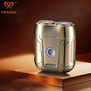 Rasoir électrique portable PAKISS - Lame à double anneau, rasoir de voyage compact pour hommes - Product Image 1