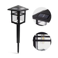 Moderno de alta calidad IP44 de plástico LED césped Solar jardín camino luz al aire libre paisaje con energía Solar
