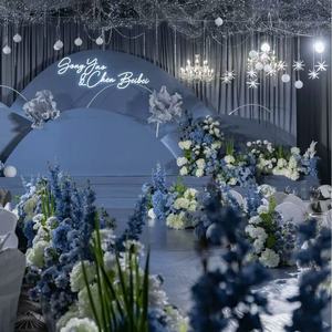 Arreglo Floral <span class=keywords><strong>de</strong></span> Seda Artificial <span class=keywords><strong>de</strong></span> Alta Calidad para Bodas y Accesorios <span class=keywords><strong>de</strong></span> Fotografía al Aire Libre - Decoración Suave - Product Image 1