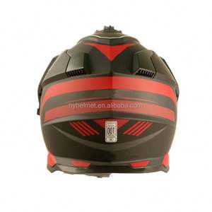 Casque de moto ABS certifié DOT fabrication moderne avec double visière et boucle à dégagement rapide Cross Tour - Product Image 2