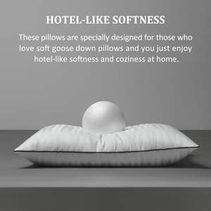 Toptan sağlıklı uyku 1kg lüks otel koleksiyonu yatak yastık aşağı alternatif 5 yıldızlı otel yastık - Product Image 5