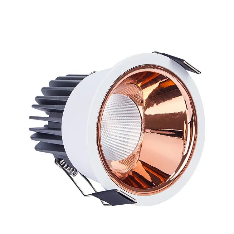 Chất lượng cao Dimmable COB lõm trần Downlight Spotlight vuông Vòng chống chói dẫn xuống ánh sáng