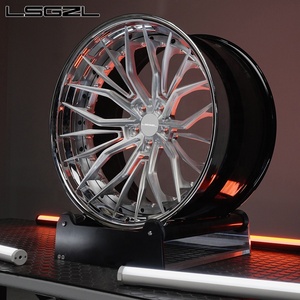 Spazzolatura trasparente 2 pezzi in alluminio forgiato ruote auto 18 20 21 22 24 26 pollici cerchi 5x114.3 5x112 5x130 ruota auto per RR bmw Audi - Product Image 3