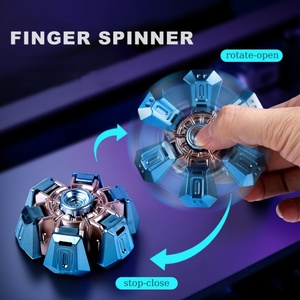Gyroscope Jouet Illusion Optique Rotatif Créatif Transformable en Plastique Mécanique, Spinner de Doigt Anti-Stress - Product Image 2