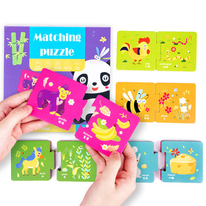 Đồ Chơi Học Tập Tiếng Anh Trung Quốc Ghép Hình Trái Cây Hình Động Vật Bằng Giấy Lớn Giáo Dục Sớm Cho Trẻ Em - Product Image 5