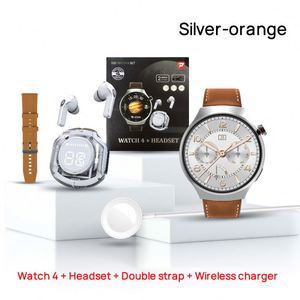 Nueva llegada D21 pantalla redonda relojes inteligentes reloj 4 conjunto de auriculares de moda y 2 correas relojes deportivos <span class=keywords><strong>dispositivos</strong></span> portátiles - Product Image 5