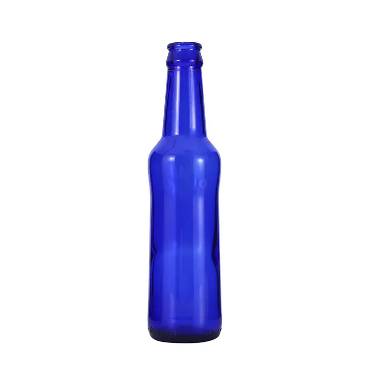 330Ml Luxe Water Kobalt Blauw Glas Bier Fles