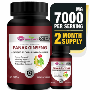 Cápsula de Extrato de <span class=keywords><strong>Ginseng</strong></span> para Saúde, Venda Direta da Fábrica na <span class=keywords><strong>China</strong></span>, Melhora a Qualidade do Sono e a Memória, Cápsula Dura - Product Image 6