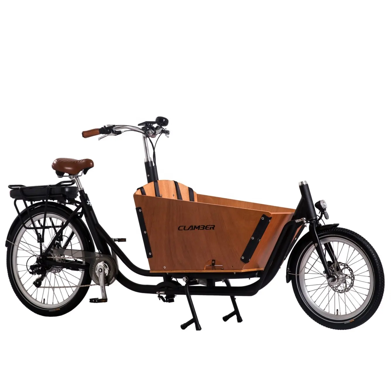 Stock di fabbrica bicicletta elettrica 2 ruote cargo elettrico bici a coda lunga cargo ciclo elettrico 26 "pneumatico
