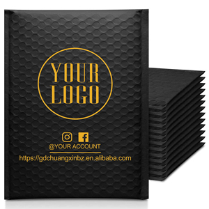 GDCX Túi Đựng Bong Bóng Poly Có Đệm Khí Túi Nhựa Bao Bong Bóng Túi Gửi Thư Màu Đen Túi Phong Bì Bưu Phẩm Poly Bong Bóng Chống Sốc - Product Image 1