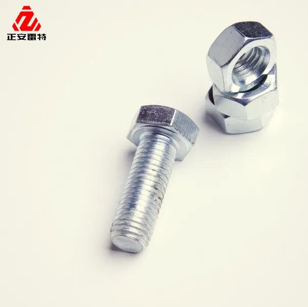 LEITE high quality China manufacturing galvanize grade 8.8 hex bolt nut set stainless steel different types of bolts and nuts