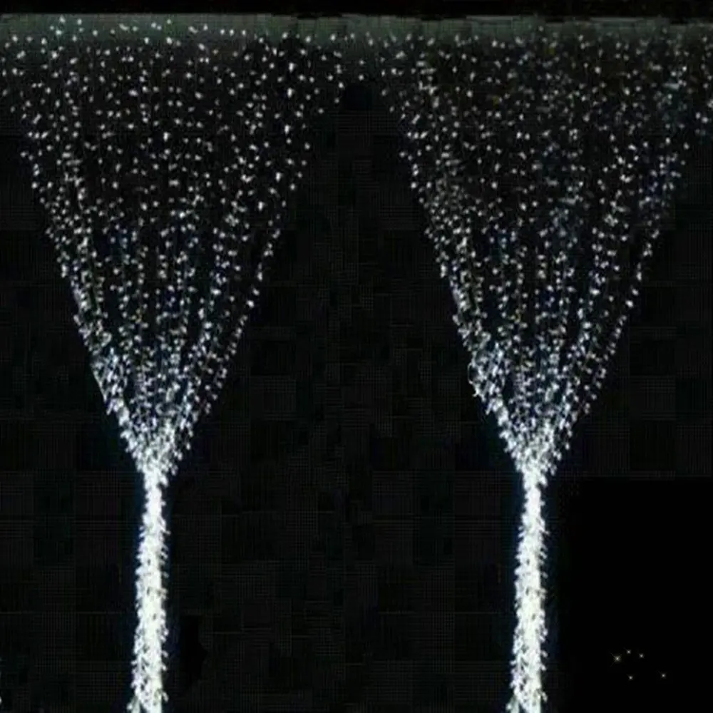 Led Wasserfall Vorhang Licht Drop String Licht für die Dekoration