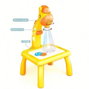 Tableau de dessin technique musical Deer Art avec projecteur de diapositives et torche, jouet pour enfants - Product Image 1
