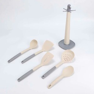 <b>Silicone</b> Spatula Protective Spatula Non Damaging Pan Non Stick Pan Frying Pan specialized Spatula Soup Spoon - Product Image 5