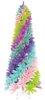 Sapin de Noël rose de 1,80 m pour intérieur, vente chaude directe usine, faible MOQ, sapins de Noël de haute qualité à charnières
