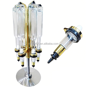Distributeur de parfum rotatif à 6 bouteilles Présentoir de bar Étagères à étagères Cabinets avec bouteilles de 400ML pour présentoir de meubles de magasin - Product Image 5