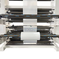 Machine d'impression flexographique automatique rouleau à rouleau pour films d'emballage en PE, PET, BOPP, CPP et sacs de courses en plastique