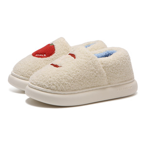 All'ingrosso Best Seller EVA Sole fodera in <span class=keywords><strong>peluche</strong></span> cuore della ragazza pantofole con radici avvolte con il commercio all'ingrosso popolare - Product Image 6
