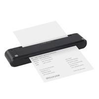 Imprimante portable sans fil Yaomatec P8007, mini imprimante USB, format A4, pour documents, fichiers PDF, données, papier