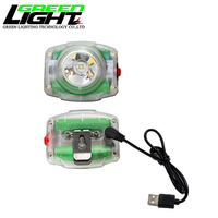 Lampe frontale sans fil GLC-6M haute puissance, antidéflagrante, pour casque de mineur, rechargeable 3.7V