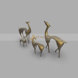 ANW7454 Escultura Artística Decorativa Personalizada de Acero Inoxidable Hecha en China, Ideal para Mejorar Áreas Comerciales y Residenciales en Aniversarios - Product Image 4