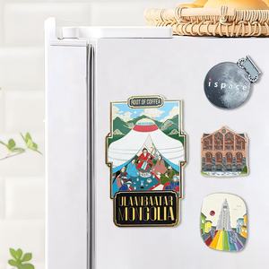 Aimants différents personnalisés de conception ville du <span class=keywords><strong>monde</strong></span> Istanbul France voyage cadeau 3d autocollant émail métal Souvenir réfrigérateur - Product Image 1