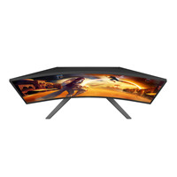 Nouvel écran de jeu incurvé AOC CQ32G4E 31,5 pouces 180 Hz 300 cd/m² Technologie VA rapide QHD 1500R Écran de bureau