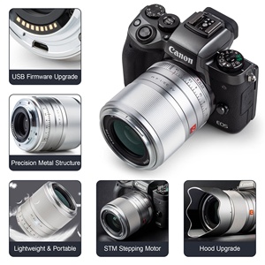 Viltrox-lente de enfoque automático AF para cámara <span class=keywords><strong>Canon</strong></span>, APS-C de 33mm f1.4 STM para EOS M M5 M6II <span class=keywords><strong>M200</strong></span> M50 <span class=keywords><strong>Canon</strong></span> EOS m-mount, sin espejo - Product Image 3