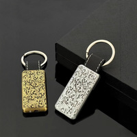 Nouveautés : Briquet portable moderne en métal au design Tang Grass Relief, rechargeable au butane, avec meule à silex, flamme nue et gonflable