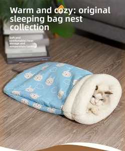 Cama e Saco de Dormir Portátil Semi-Fechado Holy Age para Gatos e Cães, Quente no Inverno e para Todas as Estações - Product Image 5