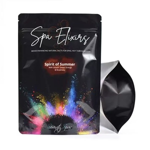 ถุงซิปล็อคแบบตั้งได้ ถุงกระดาษแบบรีซีลได้สไตล์เรียบง่าย สำหรับเก็บอาหารในงานปาร์ตี้วันเกิดช่วงฤดูใบไม้ผลิและฤดูร้อน - Product Image 5