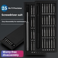 Tournevis magnétique de précision 24 en 1 Kit d'outils de réparation multi-usages de qualité industrielle pour le démontage et la réparation de téléphones portables