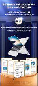 Máy tính xách tay trường hợp hai lớp pinstripe Mac cuốn sách không khí 15.3 inch bìa với chúng tôi MIL-STD-810H kiểm tra chứng nhận. - Product Image 5