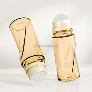 Emballage de parfum à bille, flacon de parfum vide rond de luxe de 50 ml, huile essentielle, déodorant à bille, flacon de parfum en verre à bille, déodorant à bille - Product Image 1