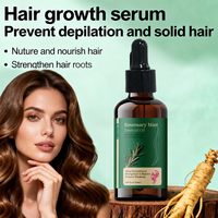 Huile Essentielle Hydratante Romarin Menthe pour Soins Capillaires, Aromathérapie, Traitement du Cuir Chevelu, Réduit les Frisottis, Contrôle les Pointes Fourchues