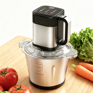 Hachoir Électrique Multifonctionnel Automatique en Acier Inoxydable Grande Capacité 3L 5L Personnalisé pour Viande et Aliments - Product Image 1