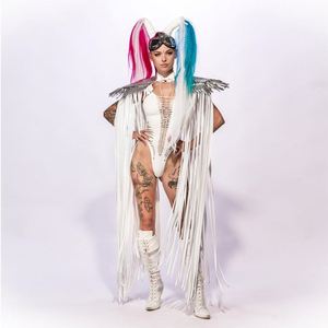 Новое поступление без бретелек перо с открытыми плечами платье для выпускного вечера с бахромой и пайетками церемониальное платье - Product Image 4